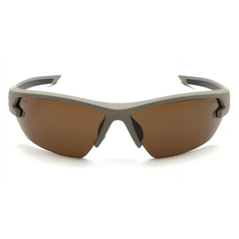 Окуляри захисні Venture Gear Tactical Semtex Tan (bronze) Anti-Fog, коричневі в камуфльованій оправі — фото 4