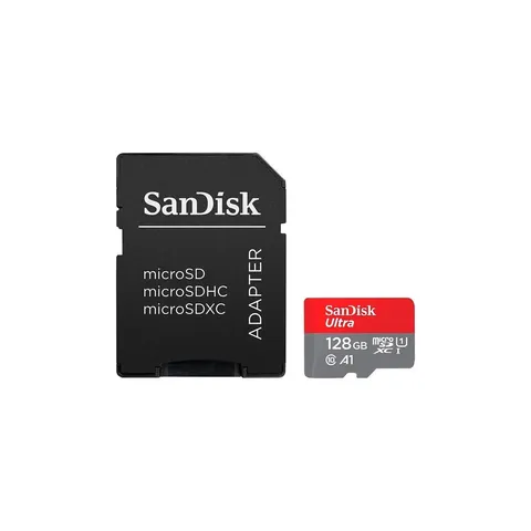 Карта пам’яті SanDisk Ultra 128GB microSDXC UHS-I Class 10 + SD адаптер (SDSQUAB-128G-GN6MA) — фото 3