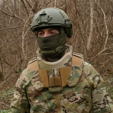 Захист шиї mod. 1 з балістичним пакетом Militex cordura USA Multicam — фото 10