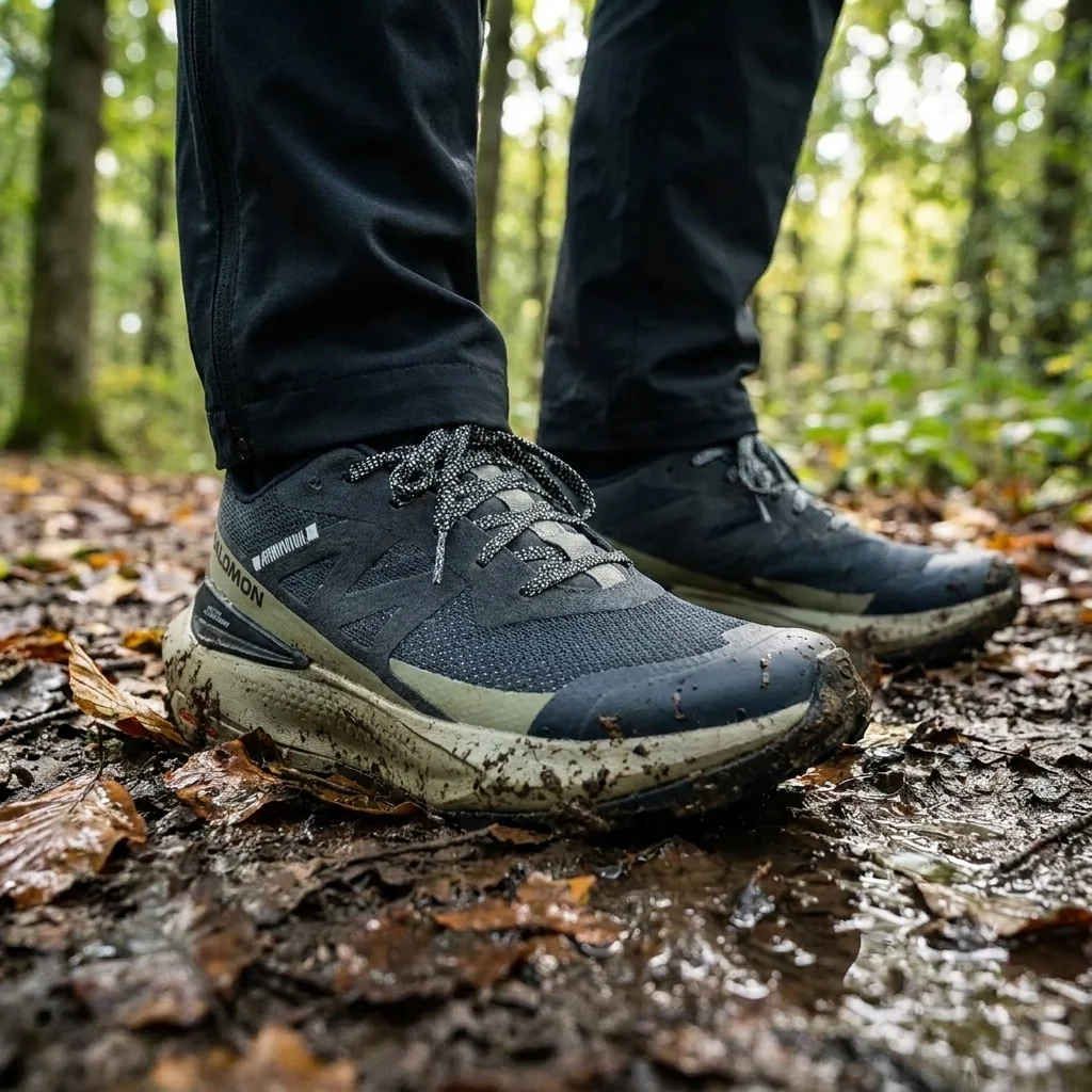 Чоловічі кросівки Salomon ELIXIR ACTIV для міста та повсякденного використання Carbon / Slate Green