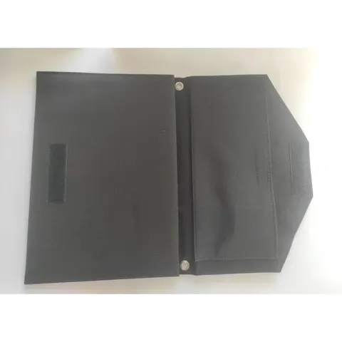 Складаний сонячний зарядний пристрій Solar panel 14 W 2xUSB вихід Сонячна панель (Чорний) — фото 6