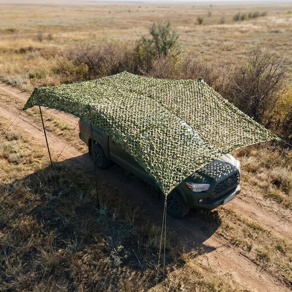 Весняна маскувальна сітка Militex Камуфляж 5х10м (площа 50 кв.м.)