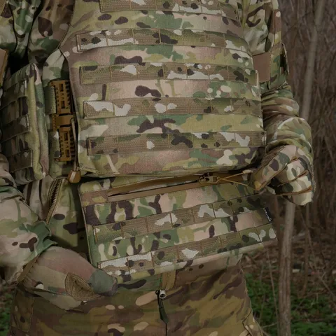 Захист живота (кишківник) з балістичним пакетом 1 клас захисту Militex cordura USA Multicam — фото 11