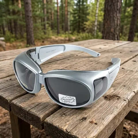 Окуляри захисні з ущільнювачем Global Vision Outfitter Metallic (gray) Anti-Fog, чорні в сірій оправі, Сірий