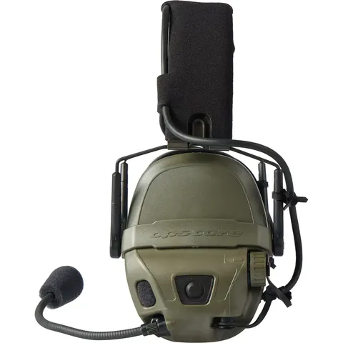 Активні навушники Ops-Core AMP Communication Headset-Connectorized. NFMI. Верхній тримач. Ranger Green — фото 8