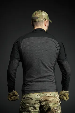 Бойова сорочка Tactical Series Long Sleeve з довгим рукавом та кишенями на плечах — фото 9