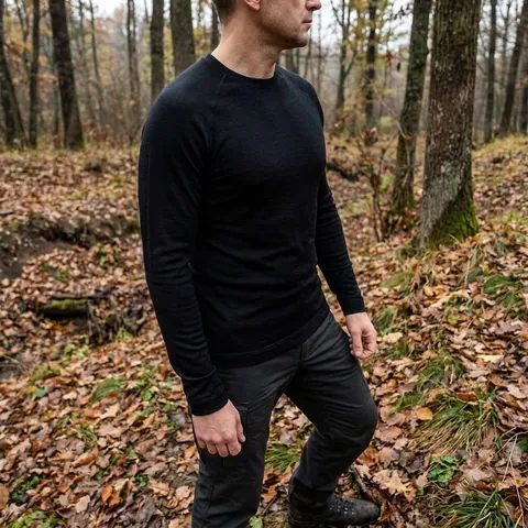 Кофта жіноча Smartwool Merino 250 Baselayer Crew, Чорна
