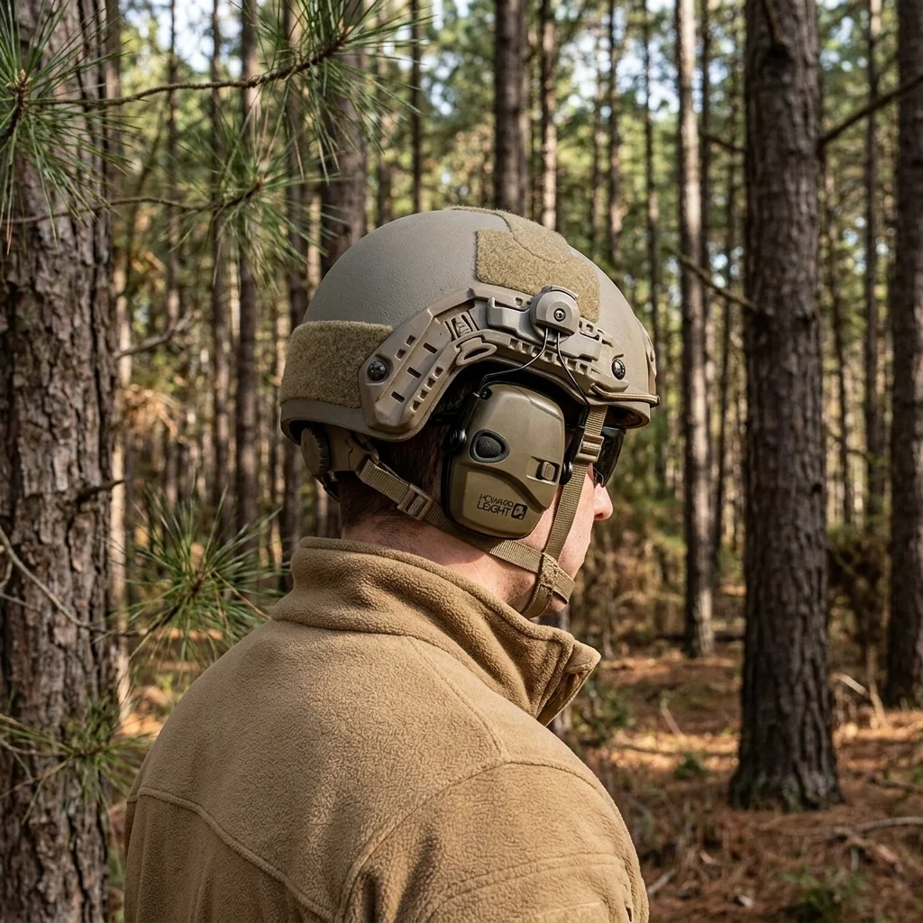 Коромисла для кріплень на навушники Howard Leight Impact Sport - NeckFlip Helmet Rail Mount Kit (TAN)