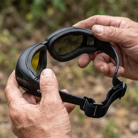 Окуляри Global Vision Outfitter Photochromic (yellow) Anti-Fog, фотохромні жовті, Чорний — фото 3