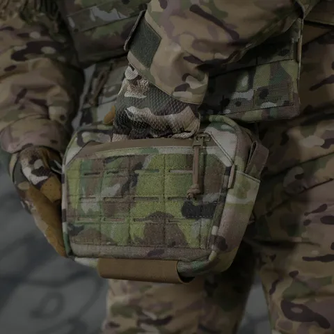 Сумка-напашник M Militex Cordura original USA Мультикам з NIR-просоченням — фото 10