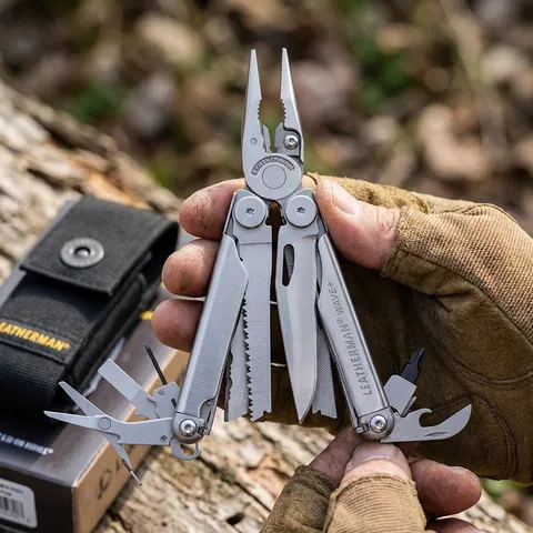 Мультиінструмент Leatherman WAVE PLUS, синтетичний чохол, карт. коробка — фото 3