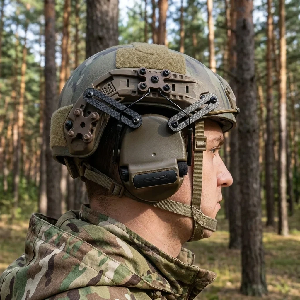 Змінний комплект кріплень для NeckFlip Helmet Rail Mount Kit 2.0 для активних навушників