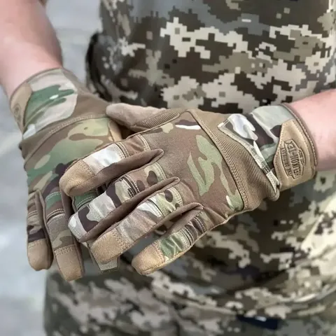 Рукавички тактичні Helikon-Tex Range Tactical Gloves - PenCott WildWood / Coyote A — фото 8