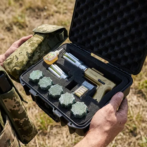 Система протидії БПЛА "Піхотний сіткомет Пташка 2.0" у комплекті 7 картриджів — фото 3