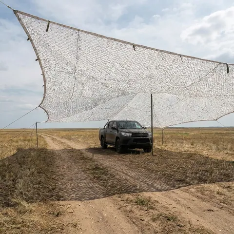 Маскувальна сітка Militex для окопів та бліндажів Альпійська клякса 20х20 (площа 400 кв.м.)