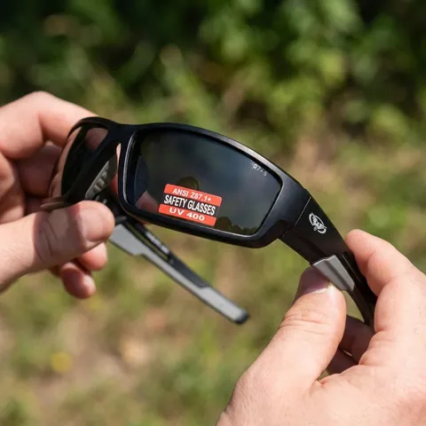 Окуляри захисні Global Vision Sly (gray), сірі, Чорний — фото 3