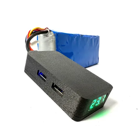 Перехідник блок живлення для заряджання телефона від fpv батареї 2 USB виходи Kiborg — фото 2