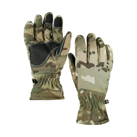 Тактичні зимові рукавиці SoftShell Multicam з — фото 1