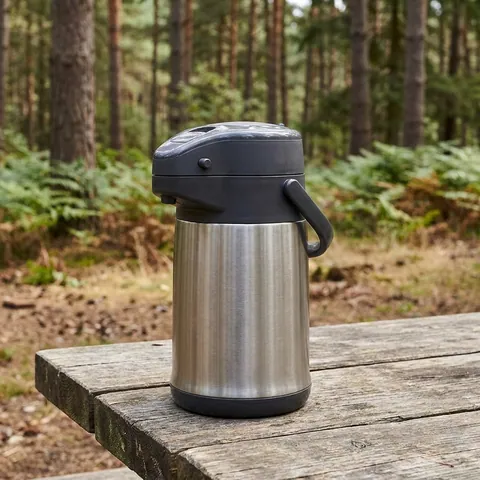 Термос срібний Zojirushi SR-CC30XA 3.0 л з помпою (SR-CC30XA)