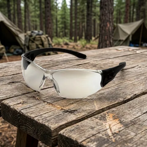 Окуляри захисні Pyramex Trulock (indor/outdoor) дзеркальні напівтемні, Чорний
