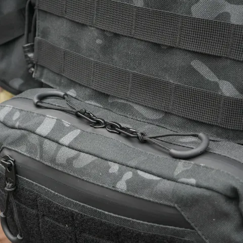 Сумка-напашник XL з балістичним пакетом 1 клас захисту Kiborg GU Сordura Dark Multicam — фото 12