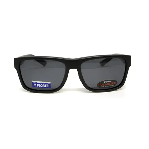 Окуляри поляризаційні BluWater Buoyant-3 Polarized (gray) сірі, Чорний — фото 5