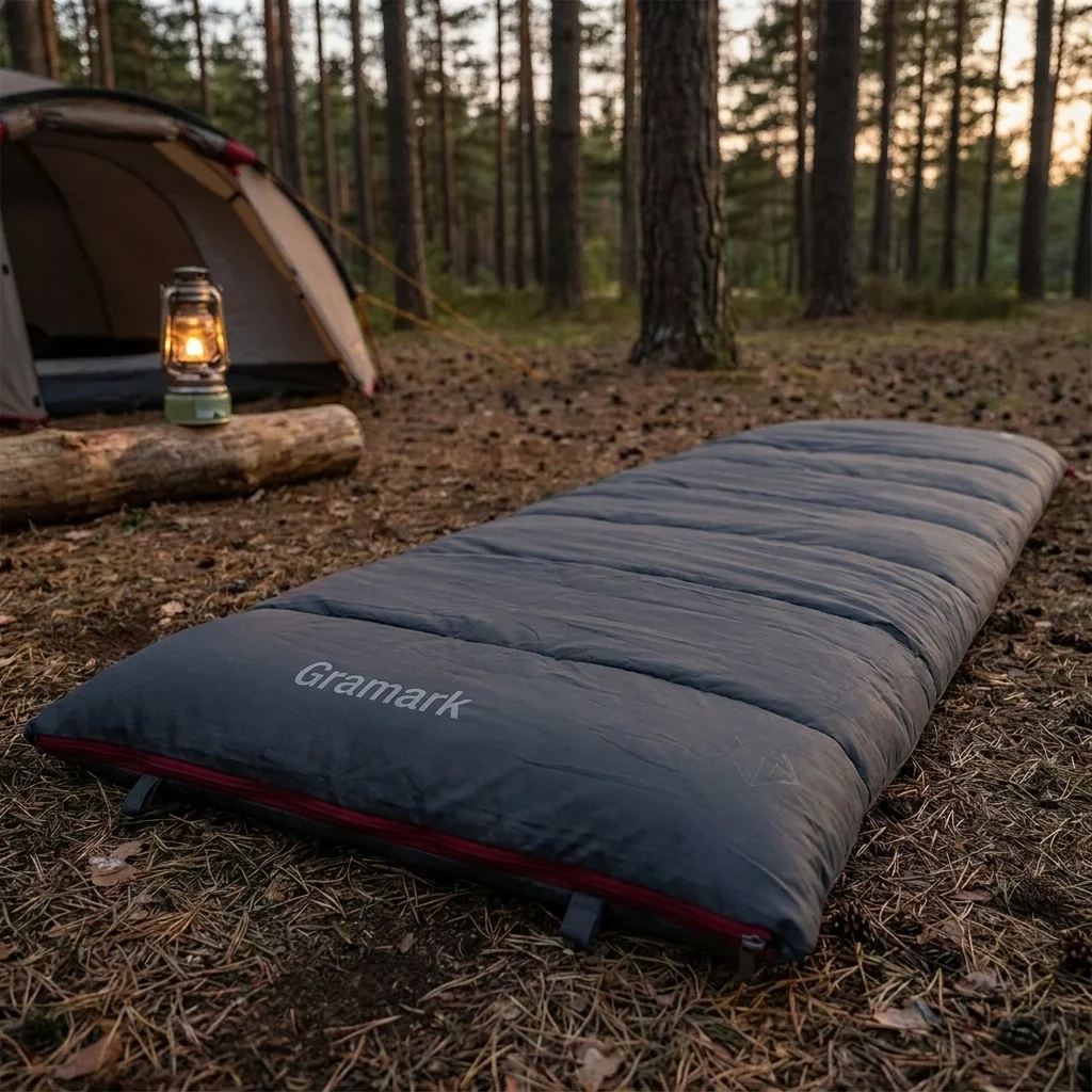 Спальний мішок Bo-Camp Gramark XL Cool/Warm Gold -8° Red/Grey (3605895)