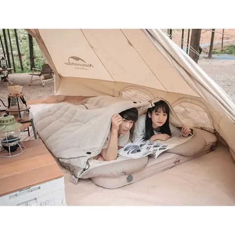 Спальний мішок з капюшоном Naturehike B400 NH21MSD11, бежевий — фото 10