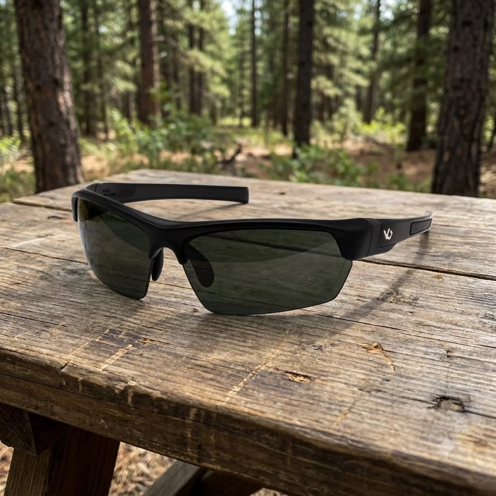 Окуляри поляризаційні (захисні) Venture Gear Tensaw Polarized (forest gray) чорно-зелені, Чорний