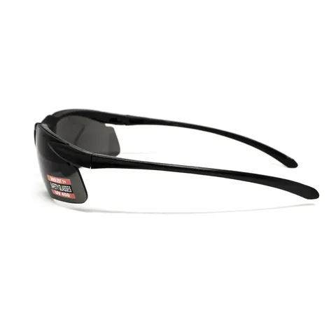 Окуляри біфокальні (захисні) Global Vision Apex Bifocal +2.0 (gray) сірі, Чорний — фото 5