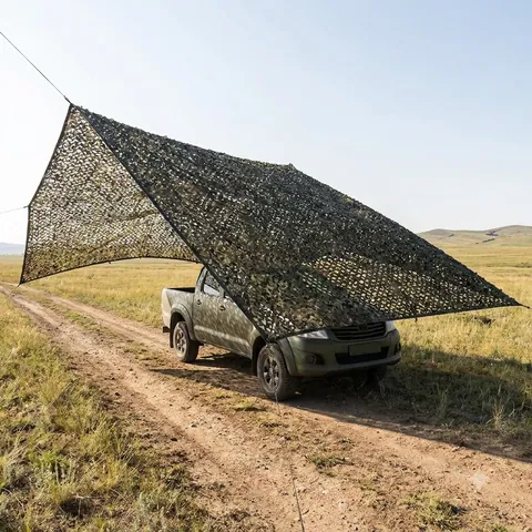 Маскувальна сітка Militex для окопів та бліндажів Темний мультикам 10х10м (площа 100 кв.м.)