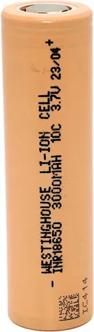 Акумулятор Westinghouse INR18650 3000 mAh 3.7V 10C високострумовий Li-ion Flat Top без захисту — фото 4