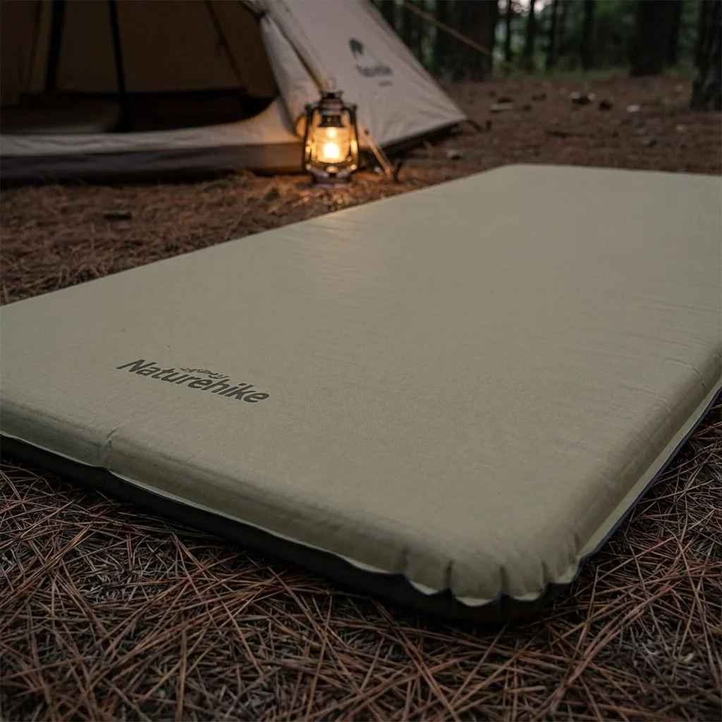 Двомісний самонадувний килим(200х132х6см) Naturehike NH21FCD11 Хакі