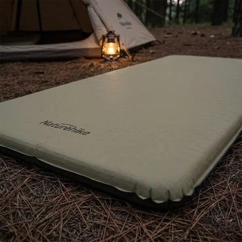 Двомісний самонадувний килим(200х132х6см) Naturehike NH21FCD11 Хакі