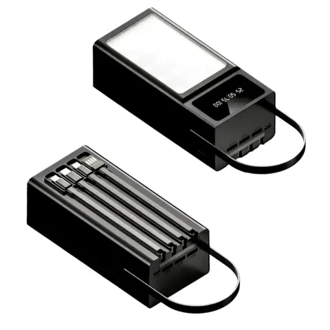 Універсальна мобільна батарея Maxcell PJ0099 120000mAh 2.1A Чорний — фото 3