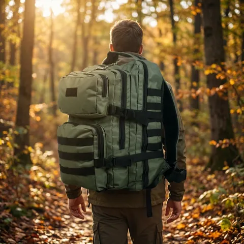 Рюкзак тактичний 30 л з системою MOLLE Олива (виробництво Україна)