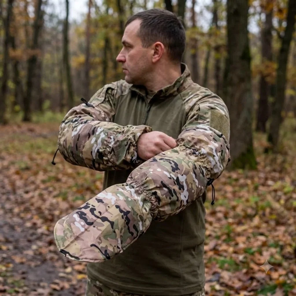 Універсальні військові антитепловізорні нарукавники Мультикам
