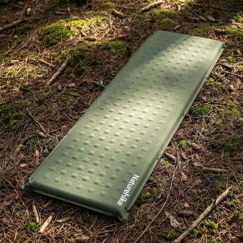 Самонадувний килимок Naturehike CNK2550WS025, 60мм, зелений — фото 3