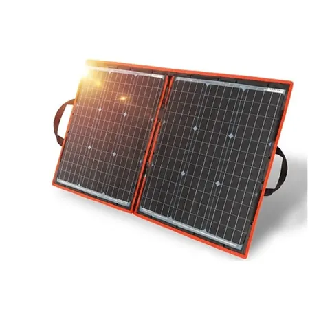 Сонячний зарядний пристрій Solar panel 110W (2xUSB+Type-C) 20В-вихід + зарядка автомобільного АКБ — фото 3