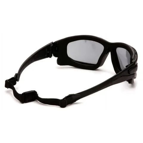 Окуляри захисні з ущільнювачем Pyramex i-Force Slim (gray) Anti-Fog, чорні, Чорний — фото 6