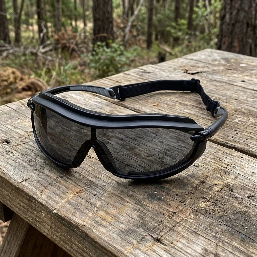 Окуляри захисні з ущільнювачем Pyramex XS3 Plus (gray) Anti-Fog, чорні, Чорний
