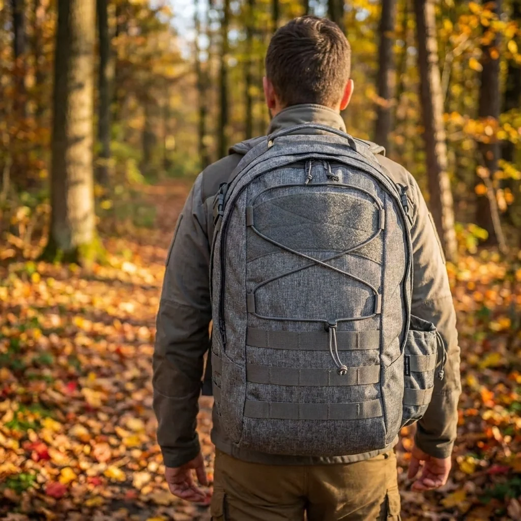 Рюкзак EDC 21л Helikon-Tex Backpack - Nylon Polyester Blend - Melange Grey