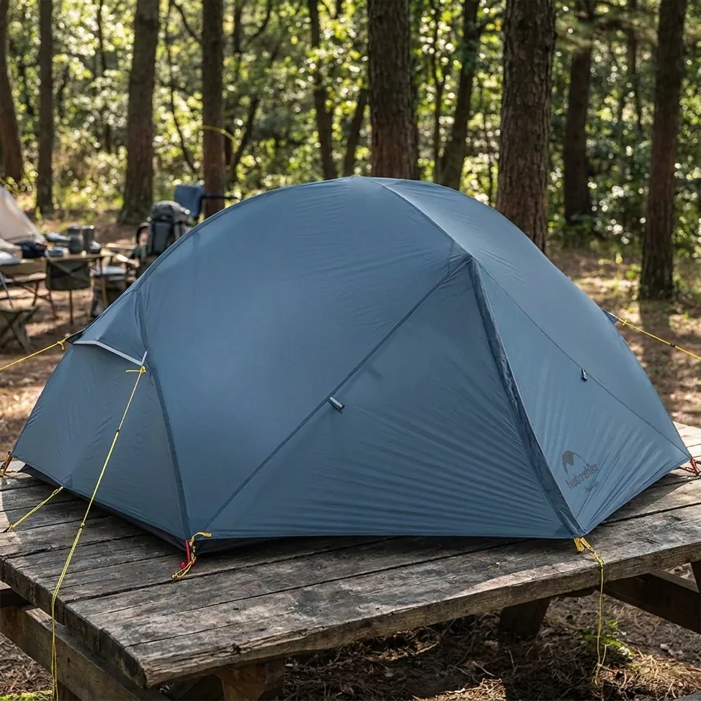 Намет двомісний ультралегкий Naturehike Mongar UL NH19M002-J, синій