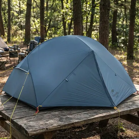 Намет двомісний ультралегкий Naturehike Mongar UL NH19M002-J, синій