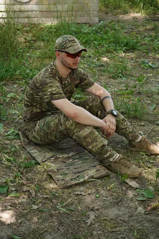 Трьохсекційни килимок (каремат) для сидіння мультика Cordura 1000D — фото 12