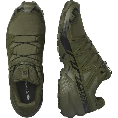 Кросівки Salomon Speedcross 6 Forces Зелений/Чорний — фото 12