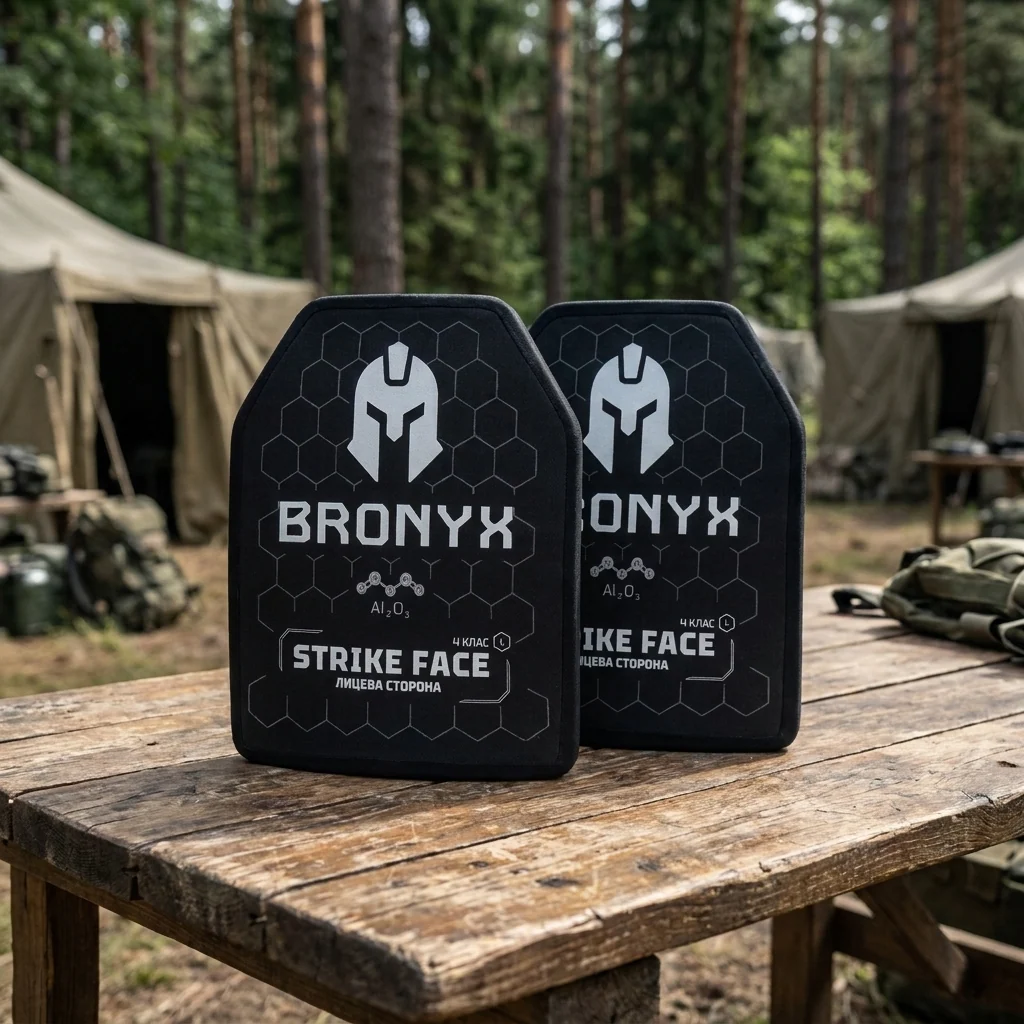 Комплект бронеплит (2шт) Bronyx (4.72 кг) (4 клас) 250*300