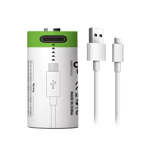 Акумулятори CR123A (16340) з роз’ємом TYPE-C (4 шт., 700 mAh, 3.7V) — фото 4