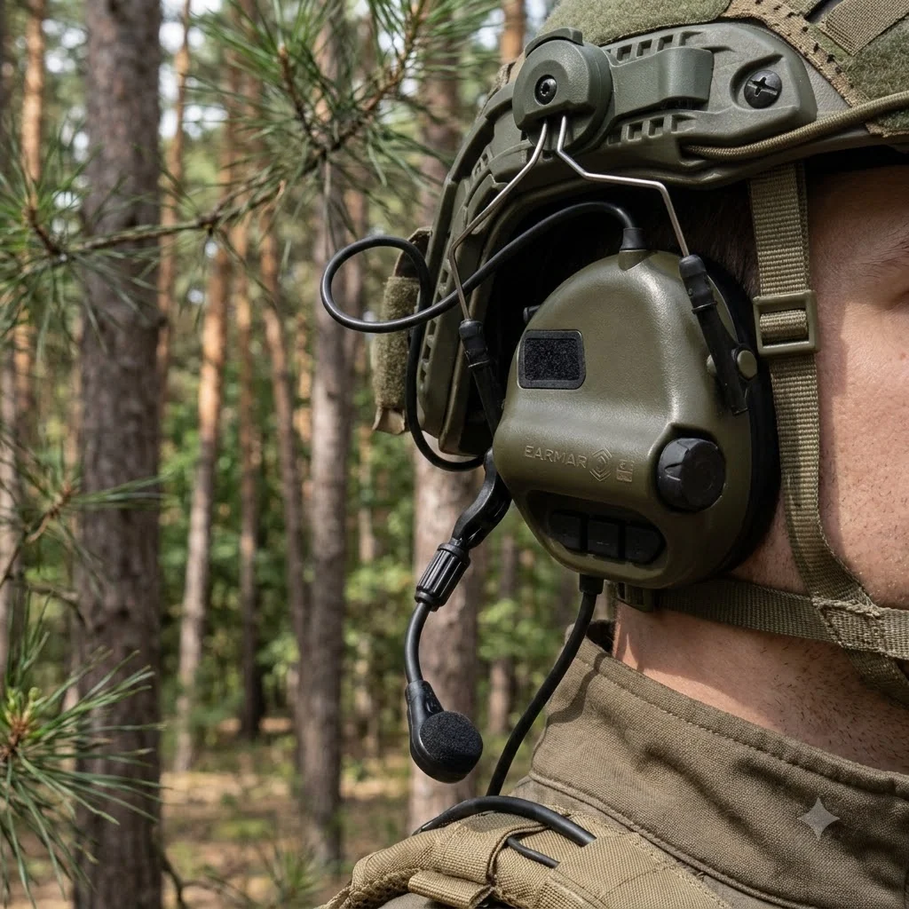 Комплект навушники EARMOR M32 з Адаптером кріплення чебурашки