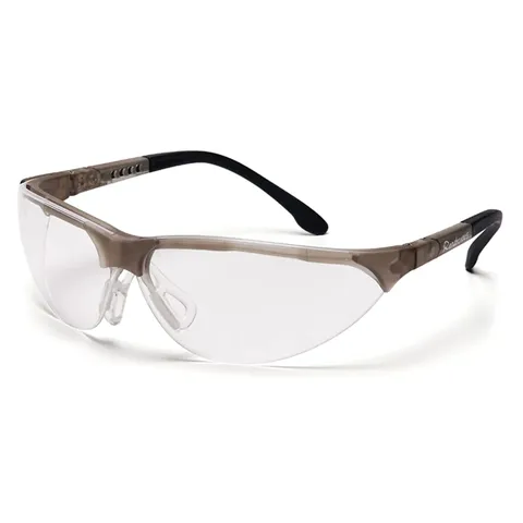 Окуляри захисні Pyramex Rendezvous Crystal Gray (clear) Anti-Fog, прозорі в сірій напівпрозорій оправі, Прозорий — фото 2